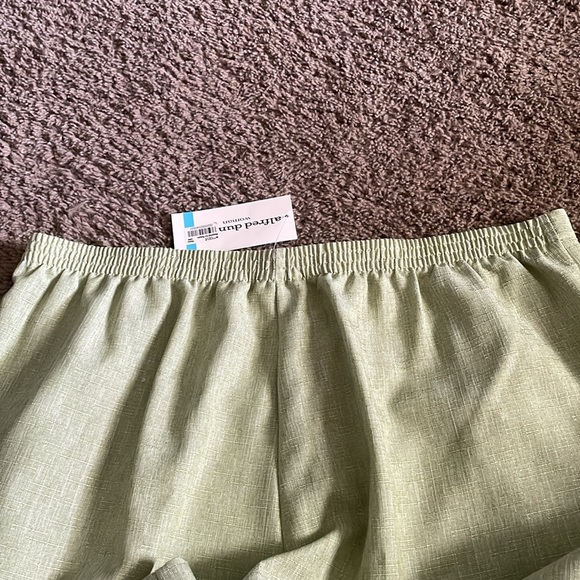 NWTs Alfred Dunner Avocado proportioned short pants w/elastic back waist Sz 20W - Picture 5 of 8